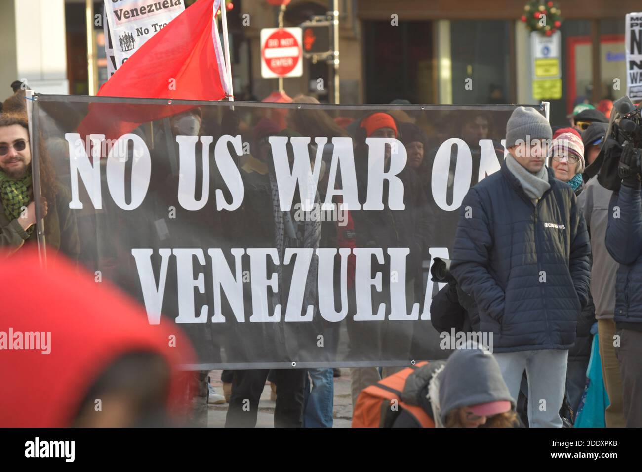 Demonstration Only Boston, Massachusetts, USA. 3rd Jan, 2026. Bostonians hold anti ICE ...