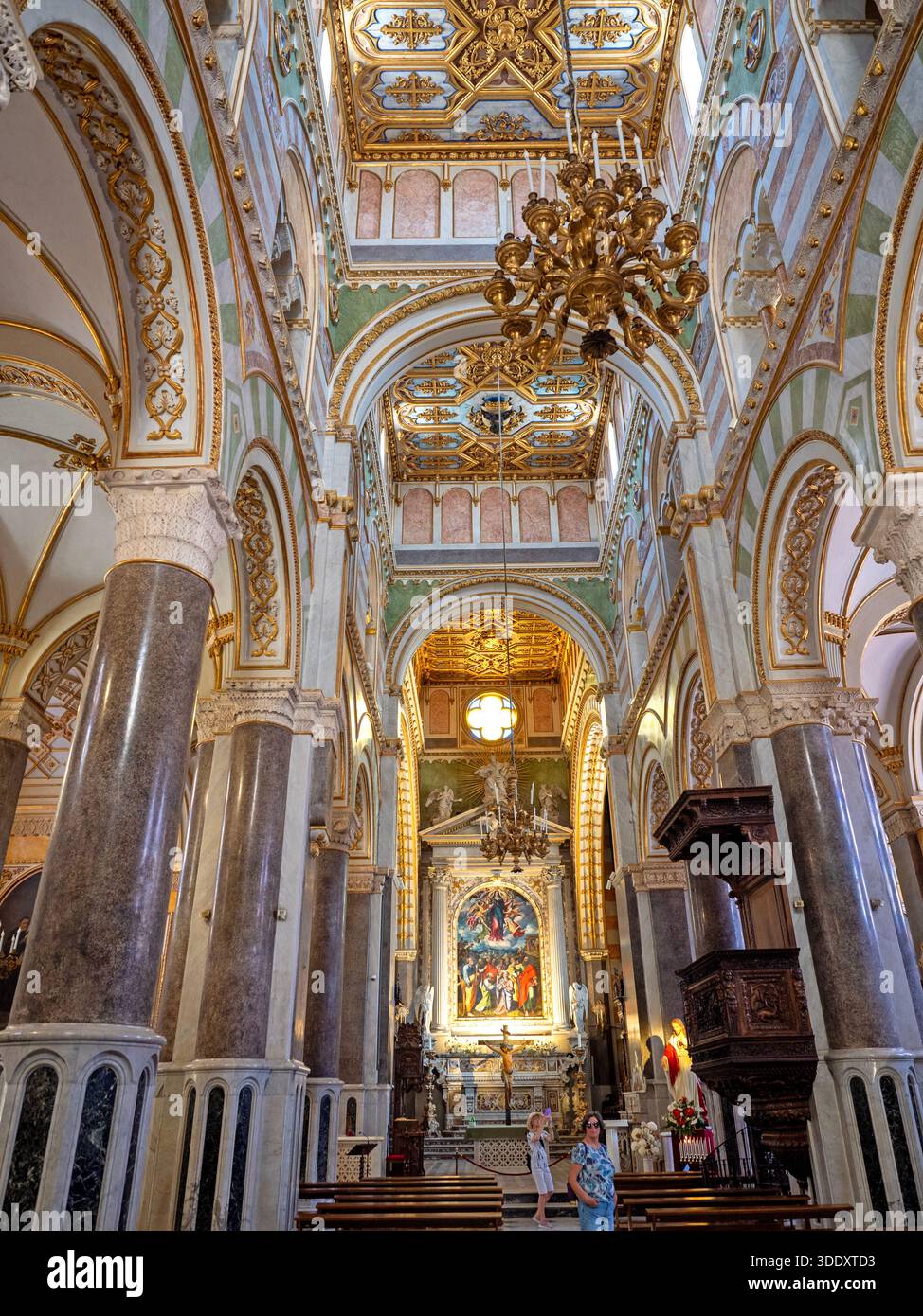 Cathedral of Saint Mary of the Assumption, Altamura Stock Photo