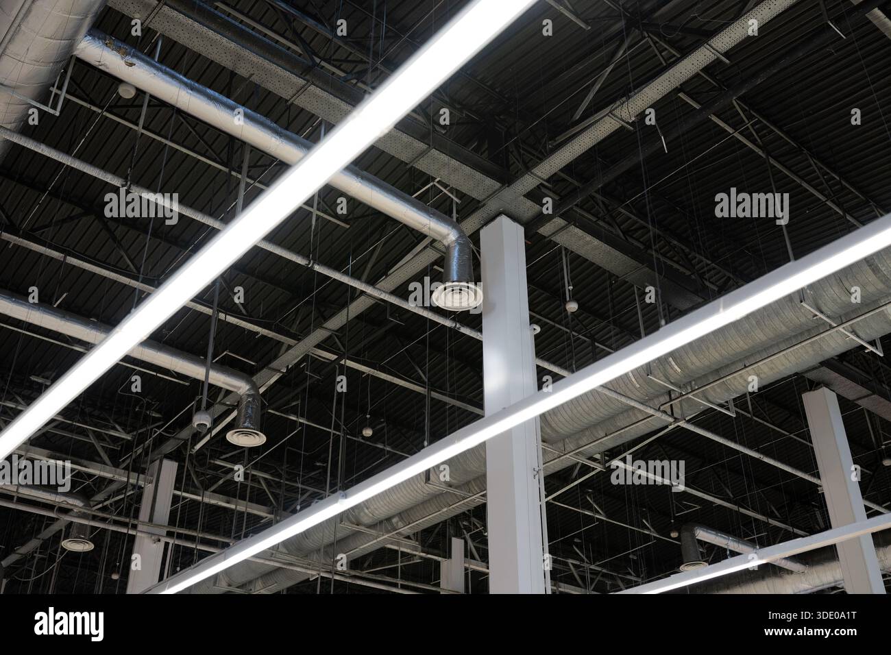 Picture of Exposed metal ceiling hi-res stock photography and images - Alamy