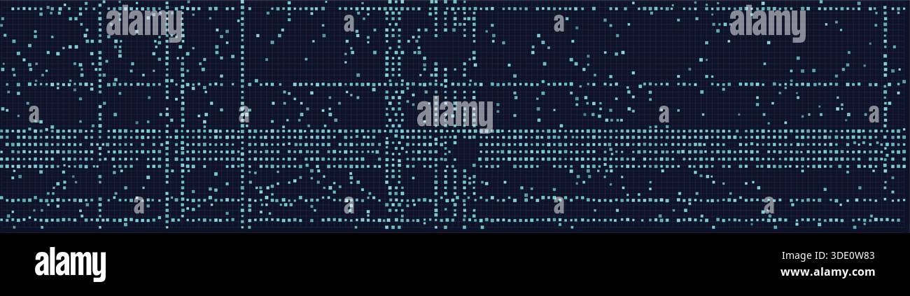 Digital matrix network with complex grid structure Stock Vector Image ...