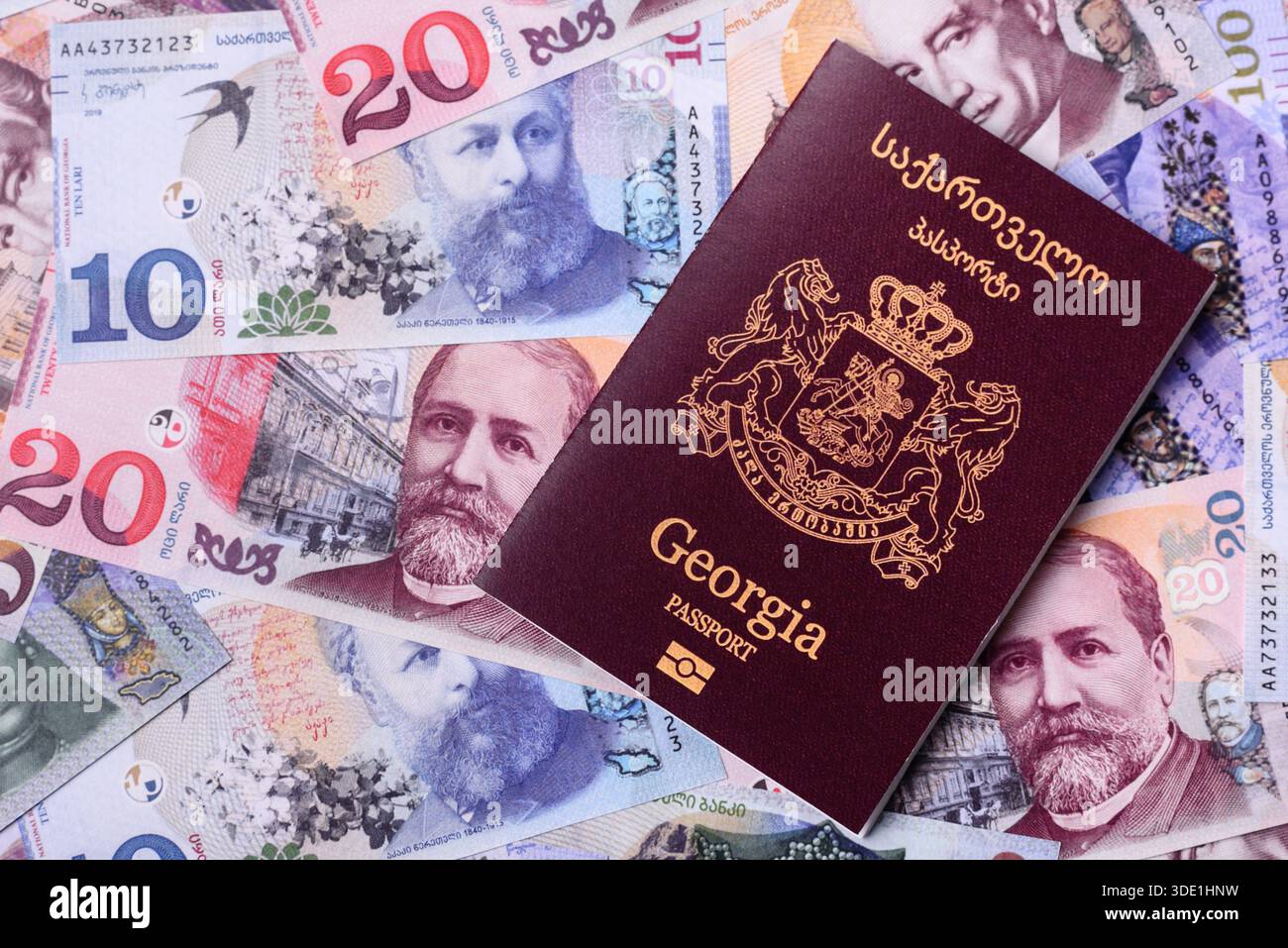 Georgia passport, Georgian visa for international travel and 