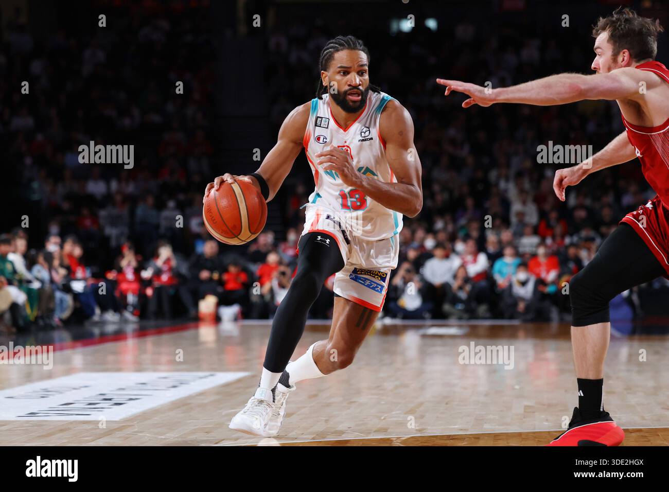TOYOTA ARENA TOKYO, Tokyo, Japan. 4th Jan, 2026. Dwayne Evans II (Dragonflies), JANUARY 4, 2026 - Basketball : 2025-26 B.LEAGUE B1 game between Alvark Tokyo - Hiroshima Dragonflies at TOYOTA ARENA TOKYO, Tokyo, Japan. Credit: YUTAKA/AFLO SPORT/Alamy Live News Stock Photo