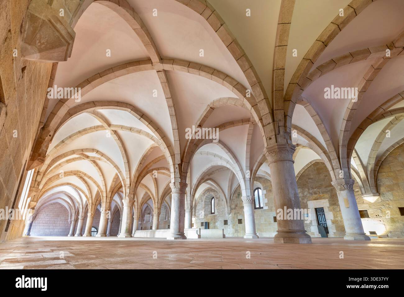 Monastery of Santa Maria de Alcobaça, Alcobaça, Oeste e Vale do Tejo, Portugal Stock Photo