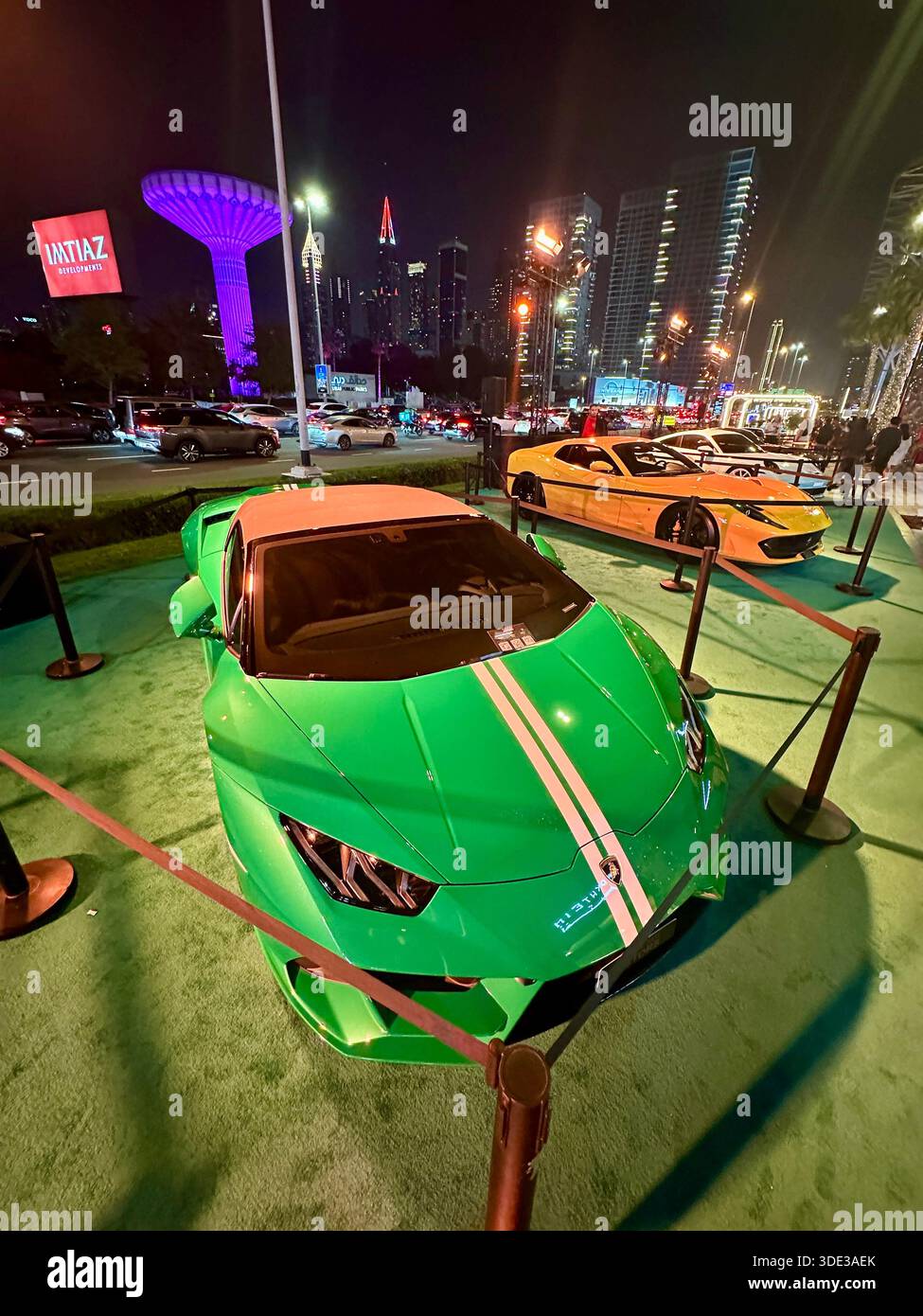 Auto season Cars Dubai collection 2026 - Smartphone Captured Stock Image