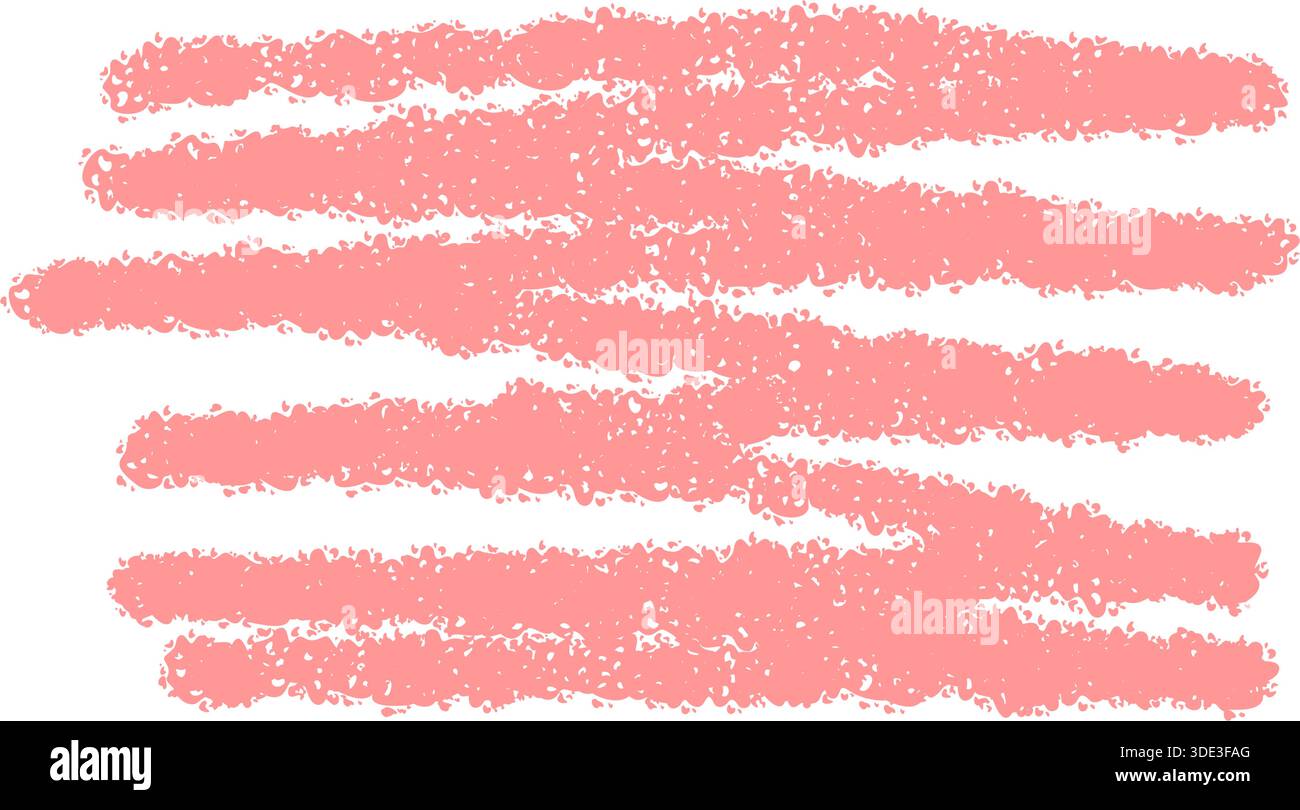 Pink Chalk Handdrawn Rectangle Box Banner Stock Vector