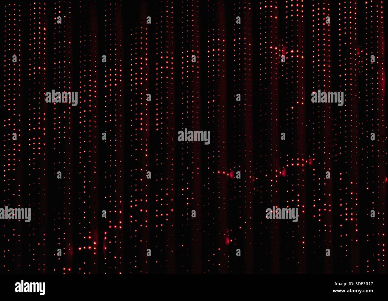 a representation of data like binary code or a particle wave pattern Stock Photo