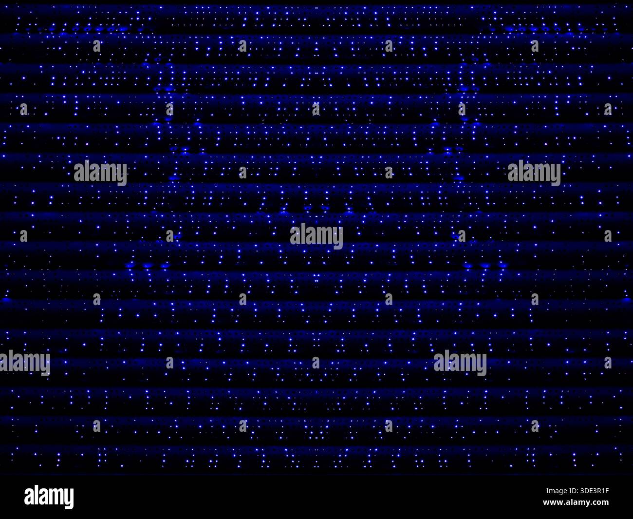 a representation of data like binary code or a particle wave pattern Stock Photo