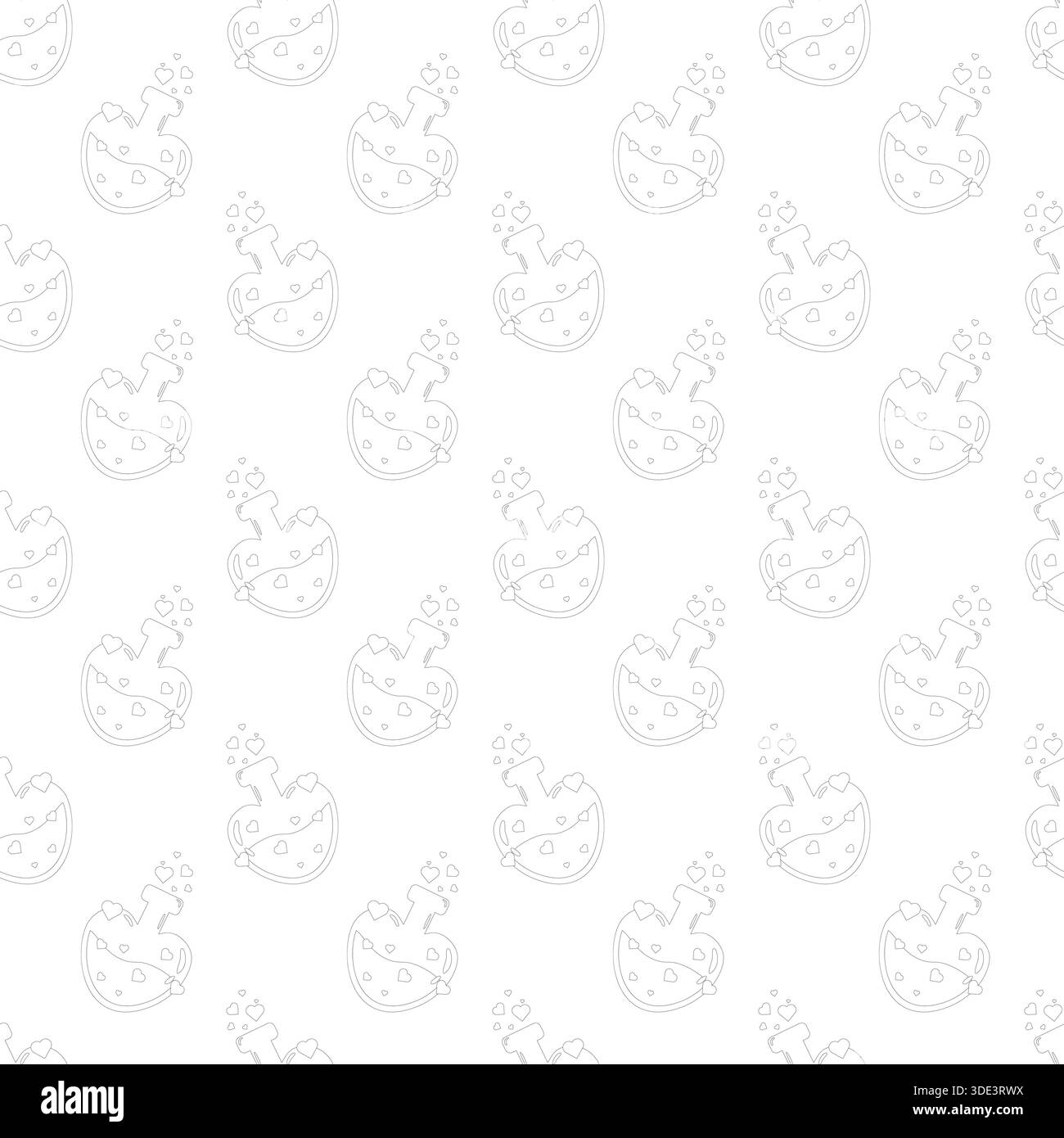 Lab Flask Pattern Science Chemistry Stock Vector