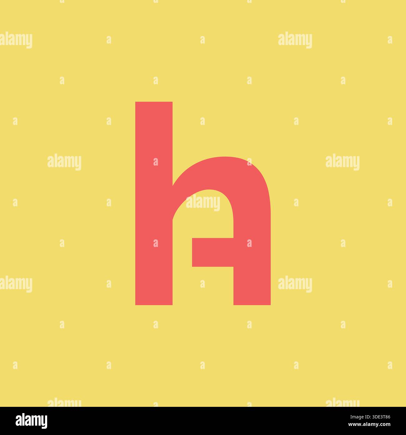 Minimalist HA initial letter monogram icon with a clean, modern, and elegant style. Ideal for branding, corporate identity, digital media, stationery, Stock Vector