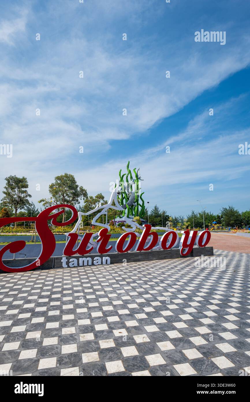 Surabaya, Indonesia - 07.19.2023 : Surabaya monument, famous landmark ...