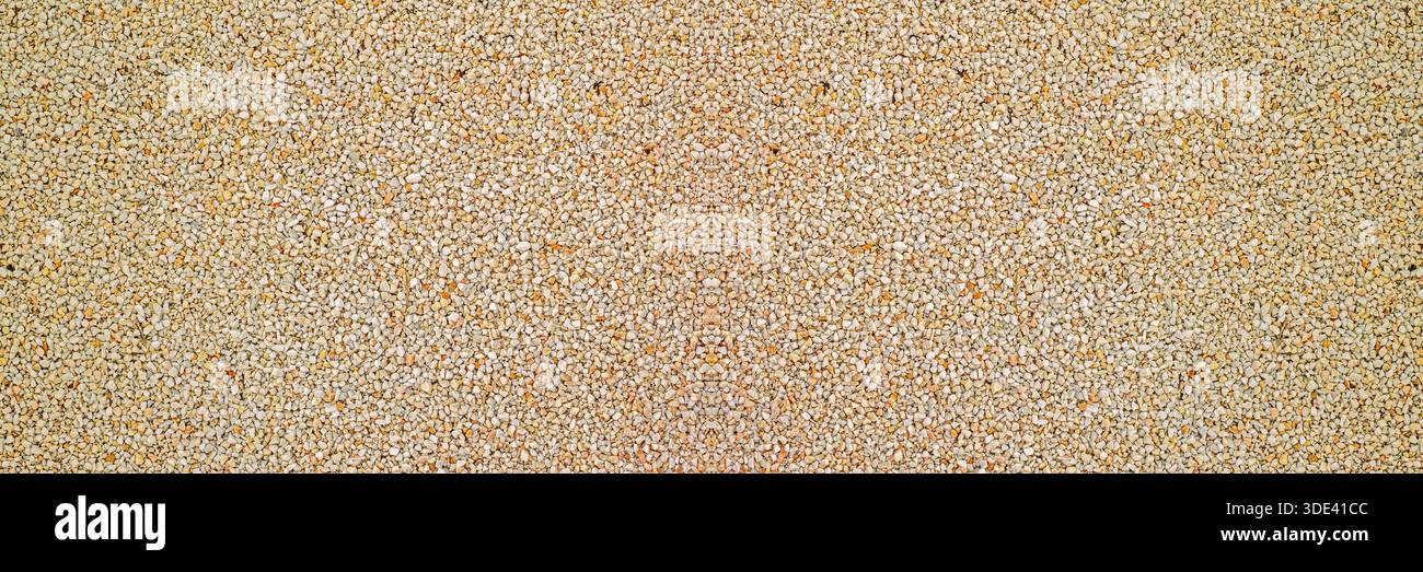 Texture with small gravel from limestone Stock Photo