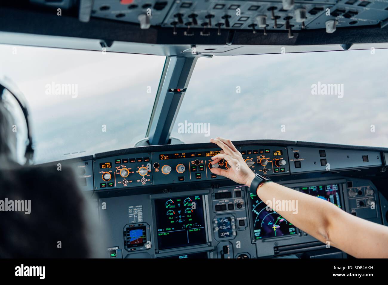 1 X Vinyl Sticker A1 - BW - Flight Deck Aeroplane Cockpit Pilot #37215 | UK