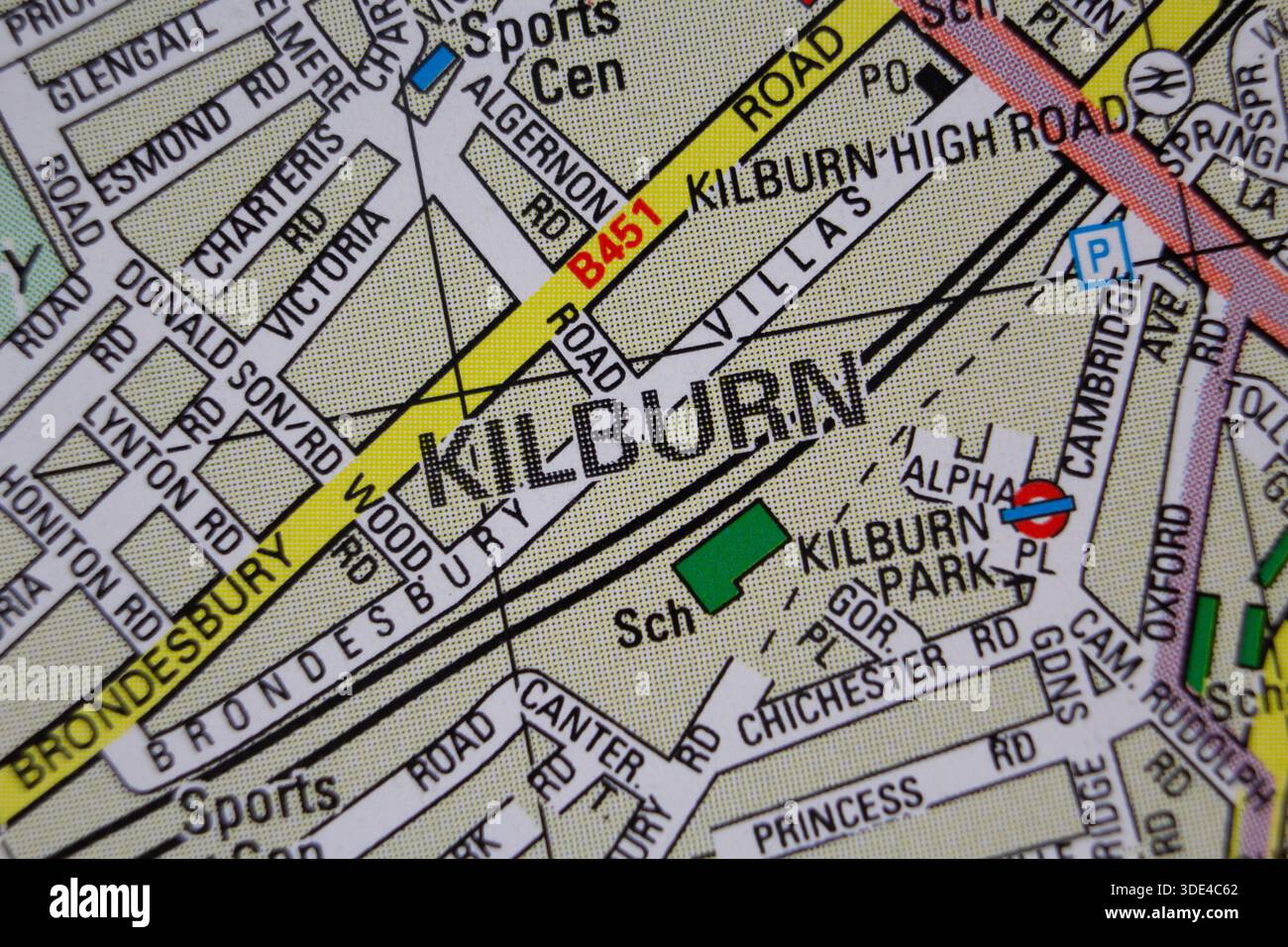 Kilburn London England United Kingdom Colour Atlas District Map kilburn-london-england-united-kingdom-colour-atlas-district-map