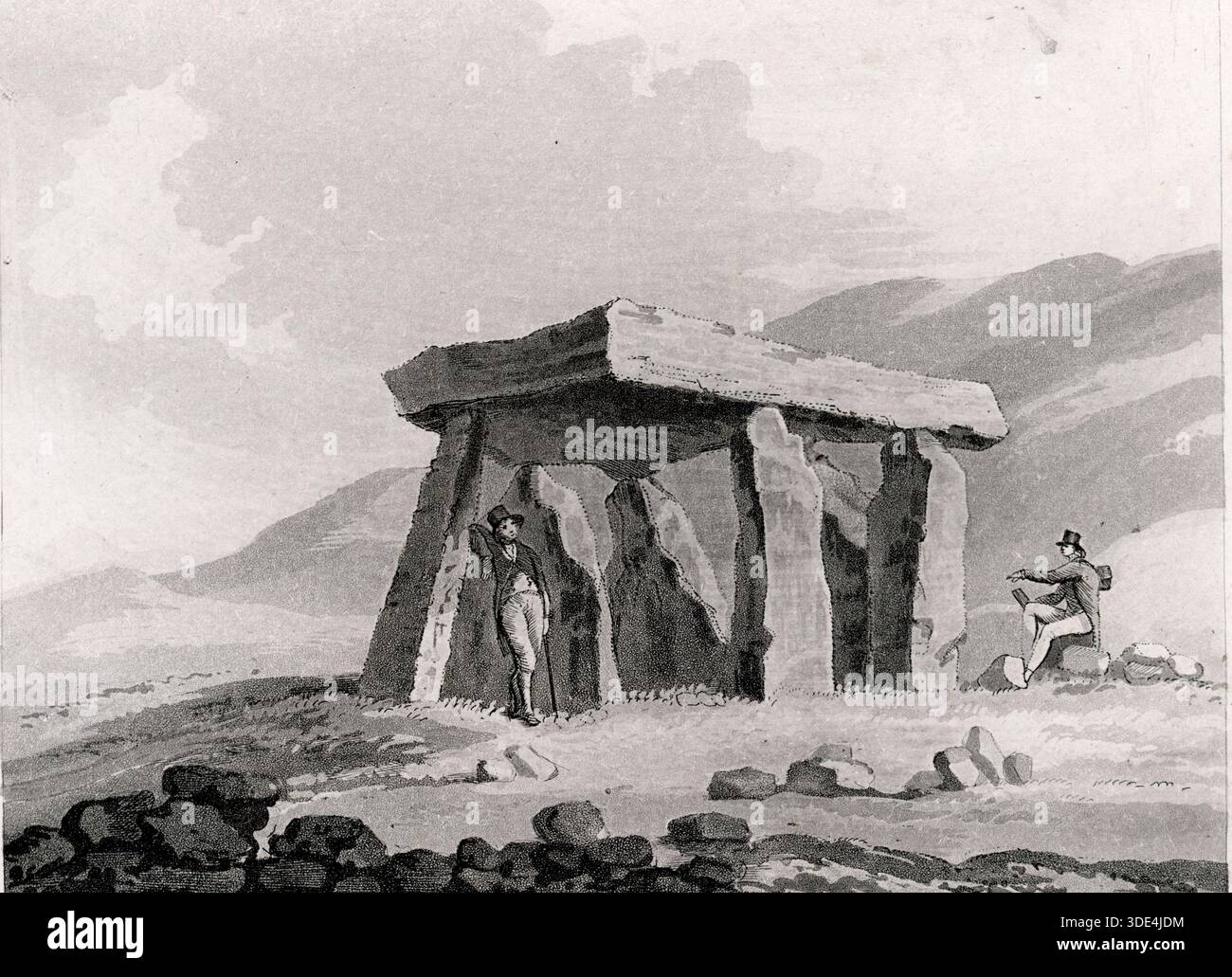 Suporting Statue Rocks Prehistoric monument study hi-res stock photography and images - Alamy