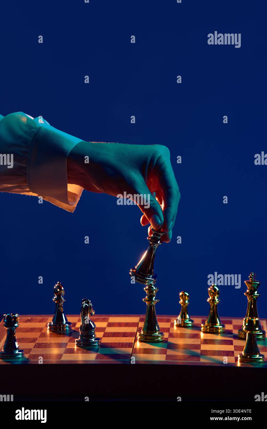 Hand reaching game piece hi-res stock photography and images - Alamy