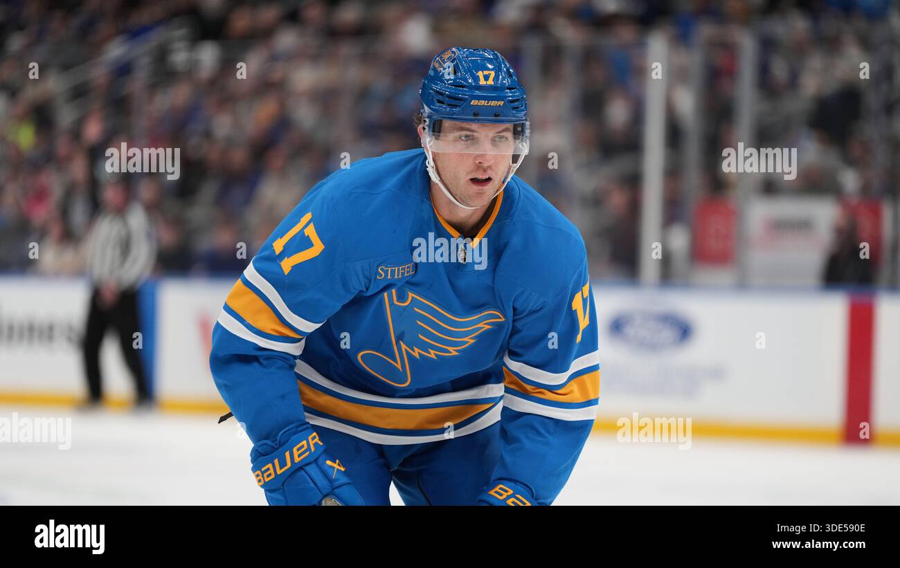 St Louis Blues Cam Fowler In Action During The First Period Of An NHL St Louis Blues Cam Fowler In Action During The First Period Of An Nhl Hockey Game Against The Montreal Canadiens Saturday Jan 3 2026 In St Louis Ap Photojeff Roberson 3DE590E 