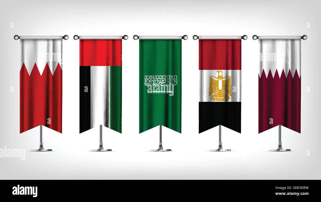 Uae saudi arabia egypt flag hi-res stock photography and images - Alamy