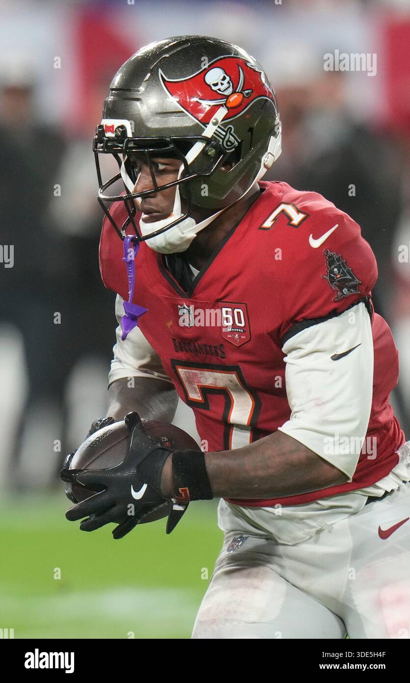Tampa Bay Buccaneers Running Back Bucky Irving 7 Against The Carolina Tampa Bay Buccaneers Running Back Bucky Irving 7 Against The Carolina Panthers During The Second Half An Nfl Football Game Saturday Jan 3 2026 In Tampa Fla Ap Photochris Omeara 3DE5H4F 