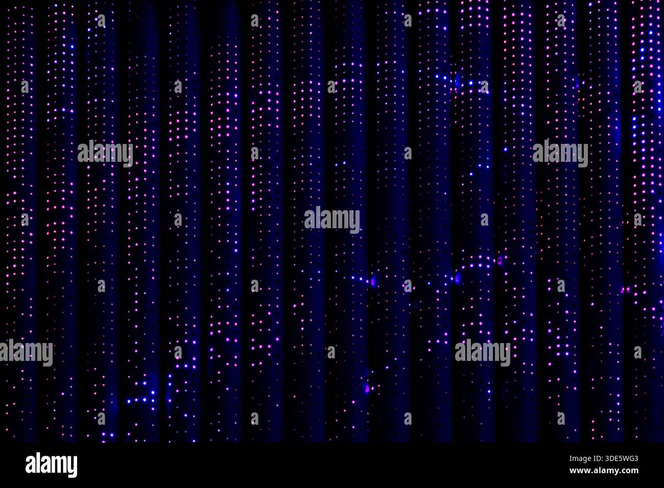 a representation of data like binary code or a particle wave pattern Stock Photo