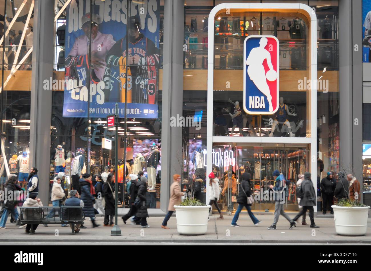 Nba In Store Execution The NBA store is seen on Fifth Avenue in Manhattan, New York City ...