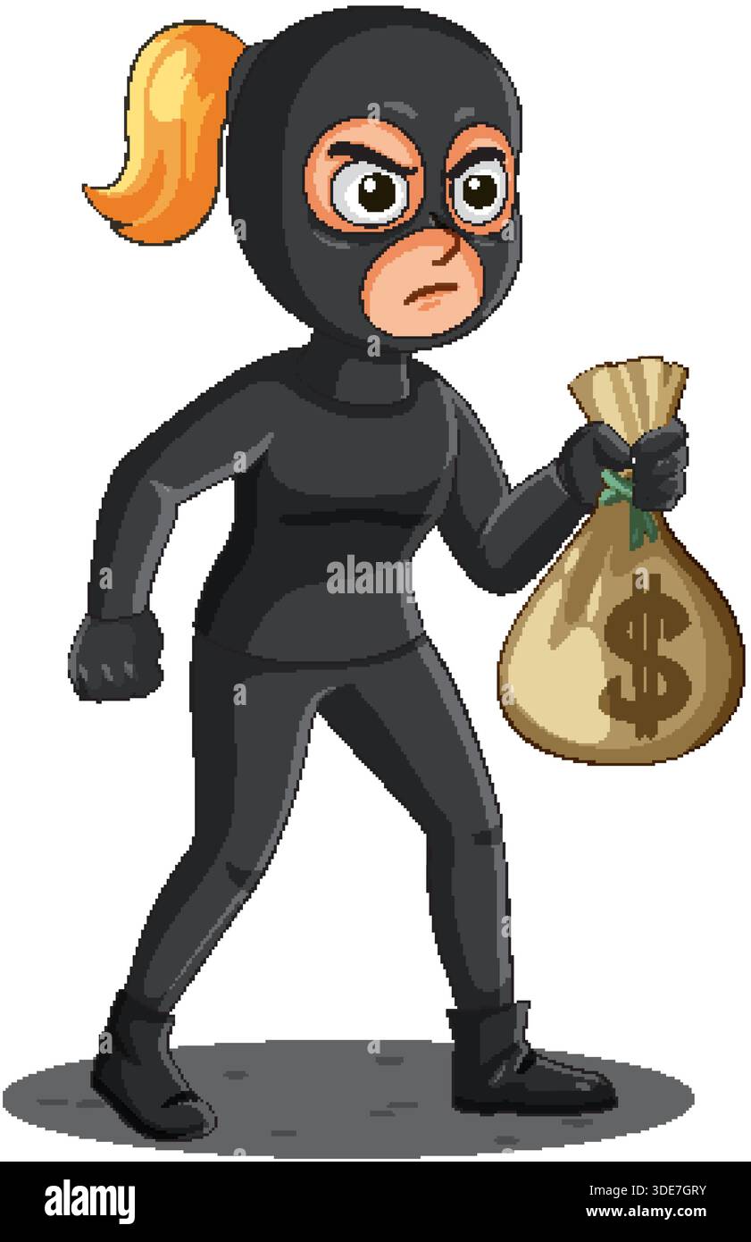 Bank Robber Clip Art
