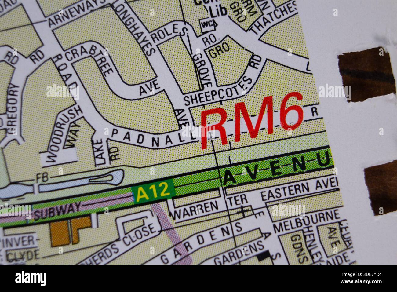 Rm23 Postcode Postcode map hi-res stock photography and images - Alamy