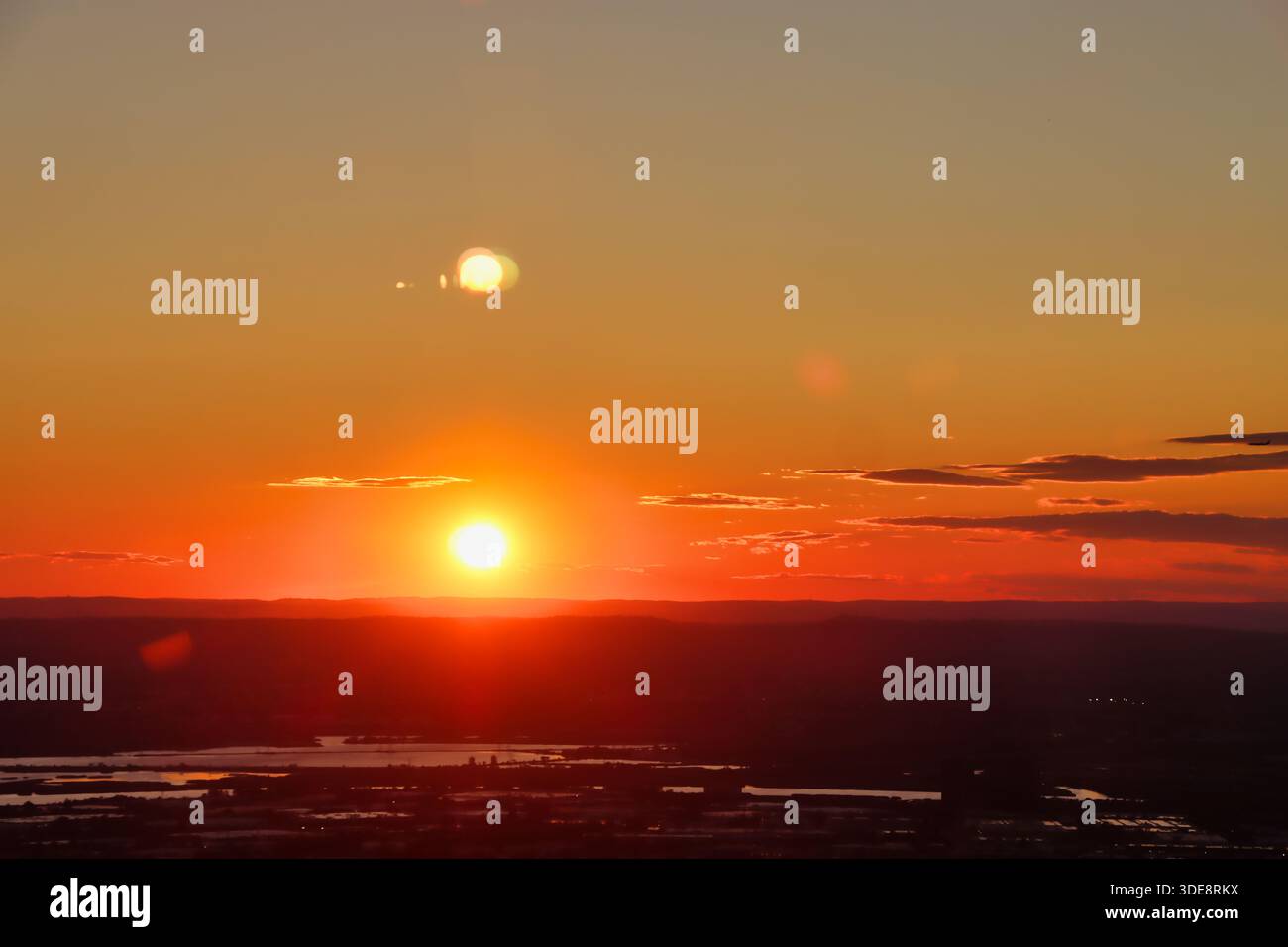 Sunlight glows on distant hi-res stock photography and images - Alamy