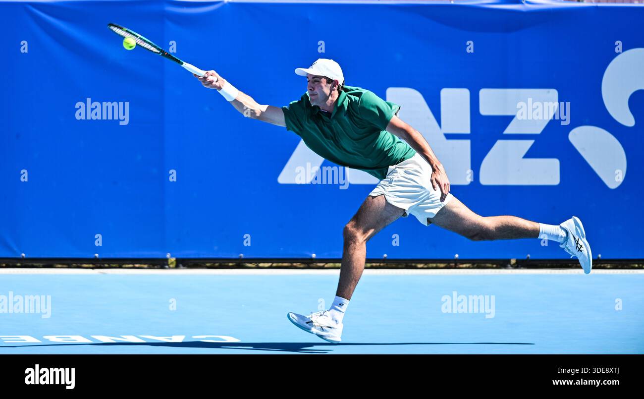 Canberra, Australia. 6 January 2026, Chris Rodesch during the Canberra ...