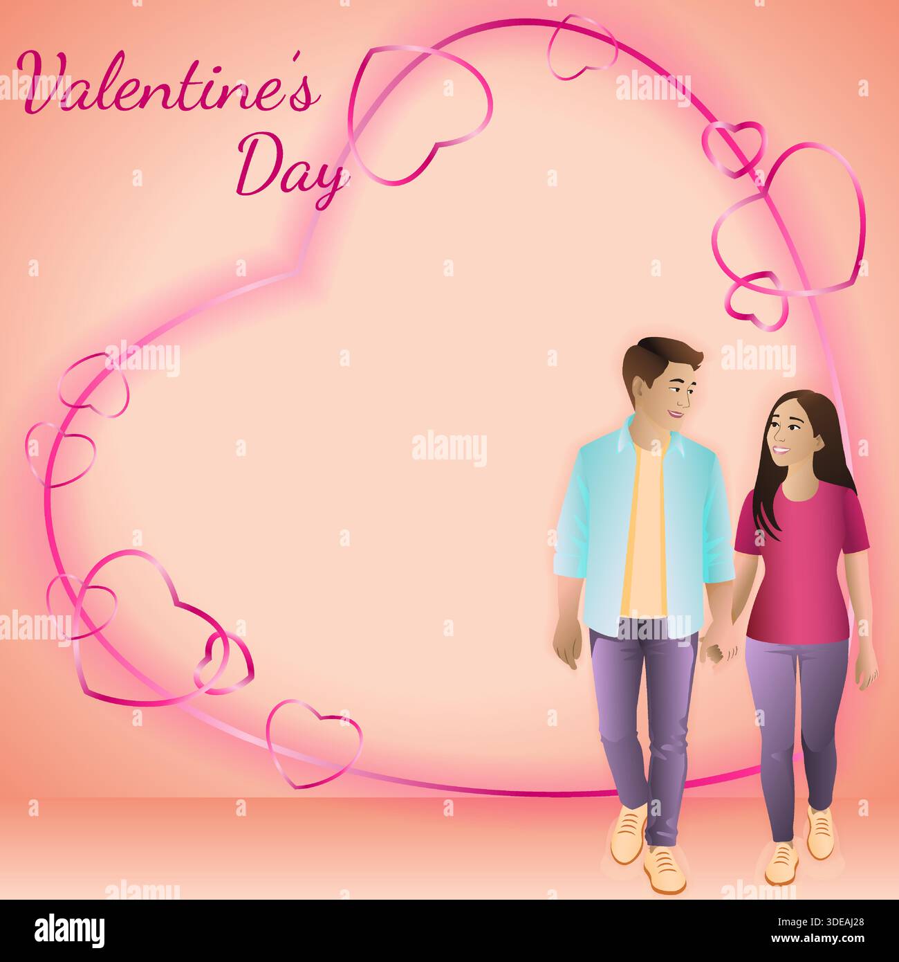 Valentines day cards in Stock Vector Images - Alamy