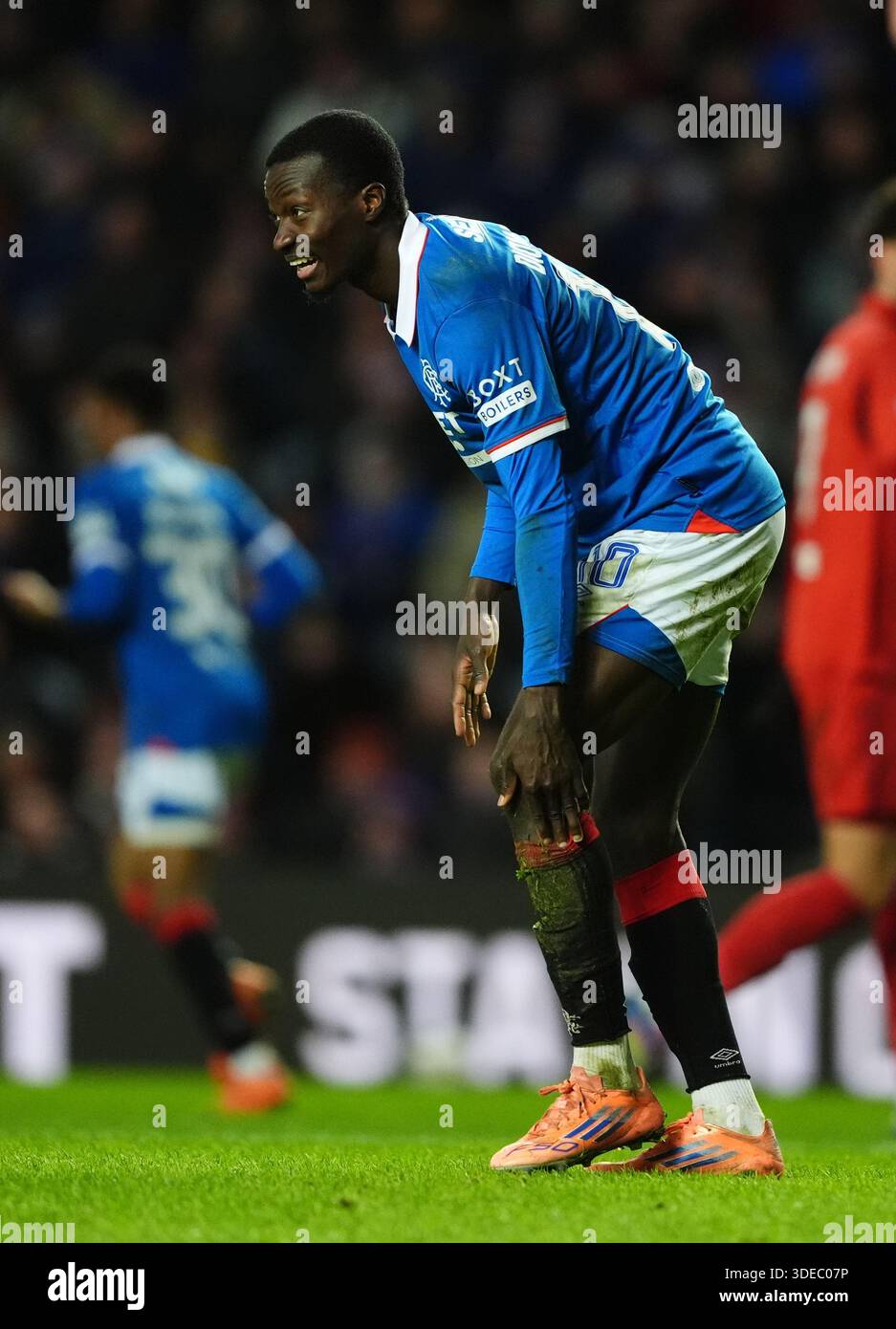 rangers-mohammed-diomande-goes-down-injured-during-the-william-hill