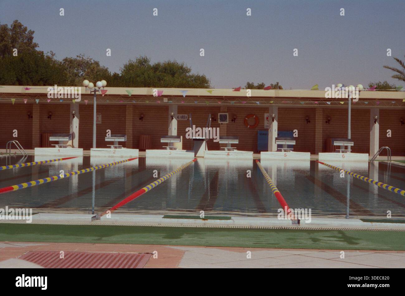 Pool Inm Riyadh Swimming pool in riyadh saudi arabia compound Stock Photo - Alamy