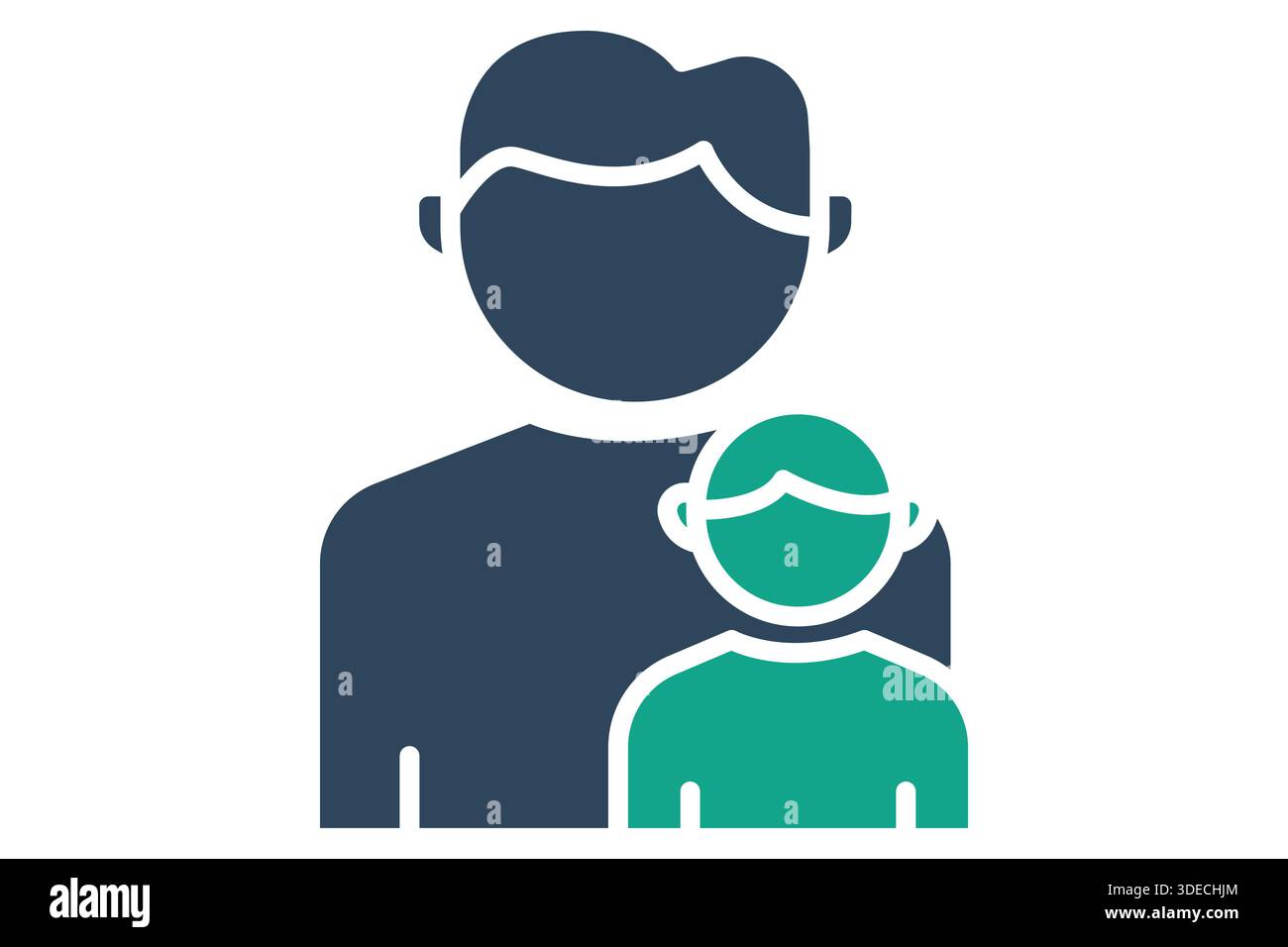 parental icon. solid icon style. icon related to retirement. benefit elements vector illustration Stock Vector