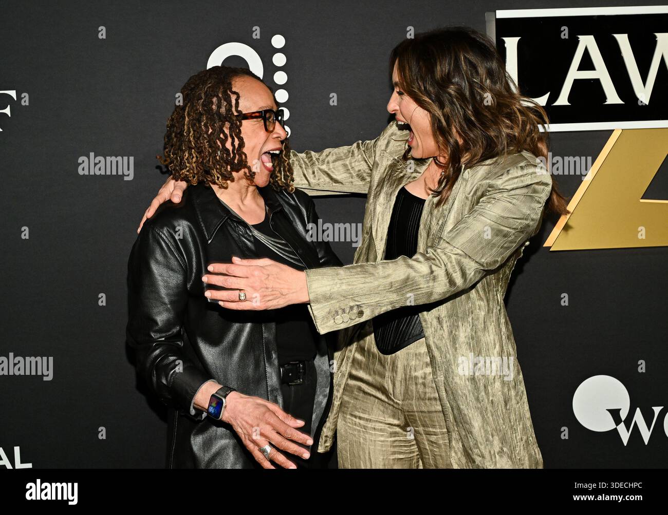 S. Epatha Merkerson, left, and Mariska Hargitay attend the 