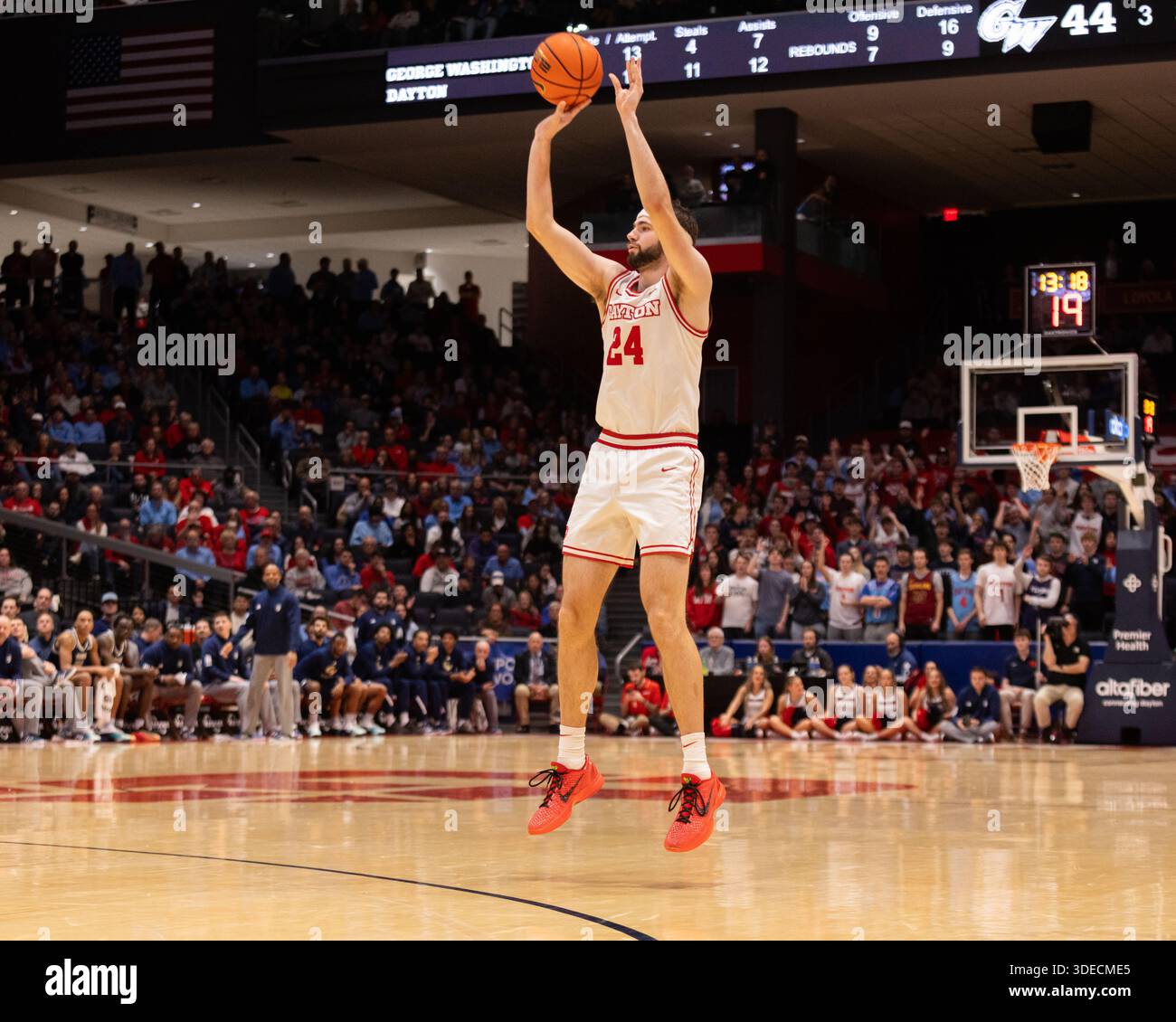 DAYTON, OH - JANUARY 06: Dayton Flyers Forward Jacob Conner (24 ...