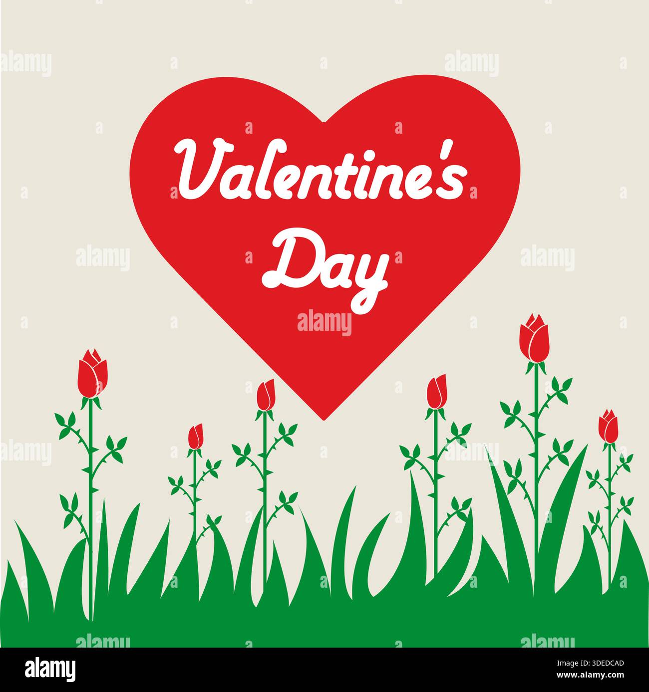 Valentines day spring love Stock Vector Images - Alamy