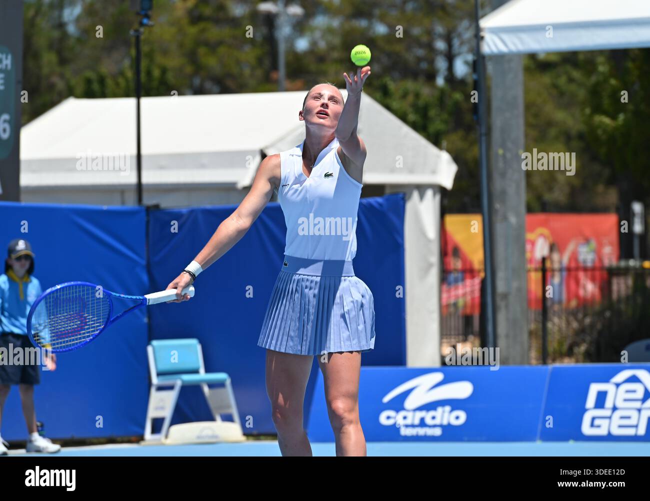 Canberra Australia 7 January 2026 Polina Kudermetova During The Canberra Australia 7 January 2026 Polina Kudermetova During The Canberra International Tennis Lola Radivojevic Srb V Polina Kudermetova Uzb Credit Kleber Osorioalamy Live News 3DEE12D 