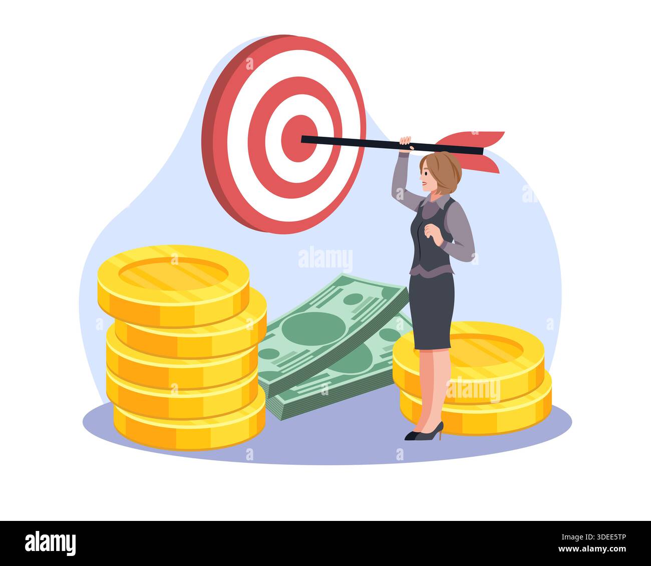 Goals and objectives. Business professional growth and plan, business ...