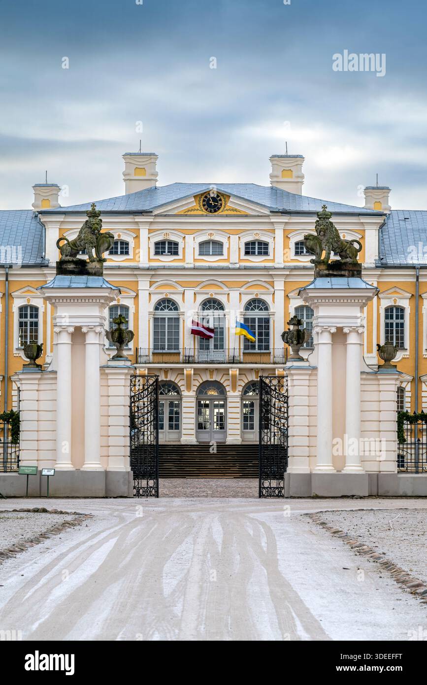 Rundale Palace, Bauska, Zemgale, Latvia Stock Photo