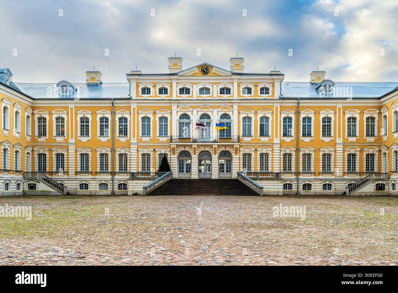 Rundale Palace, Bauska, Zemgale, Latvia Stock Photo