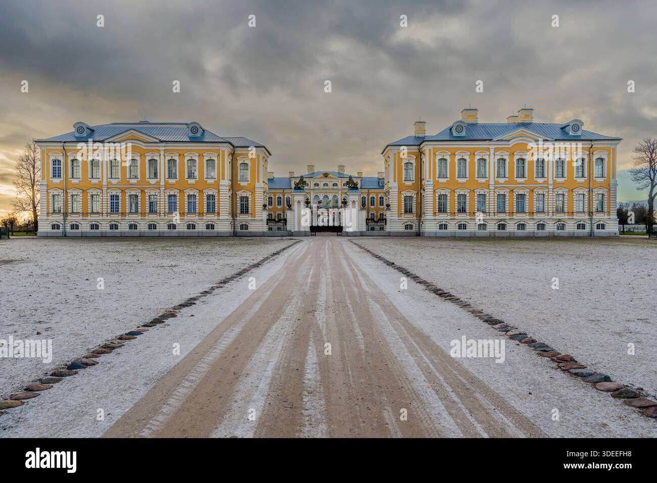 Rundale Palace, Bauska, Zemgale, Latvia Stock Photo