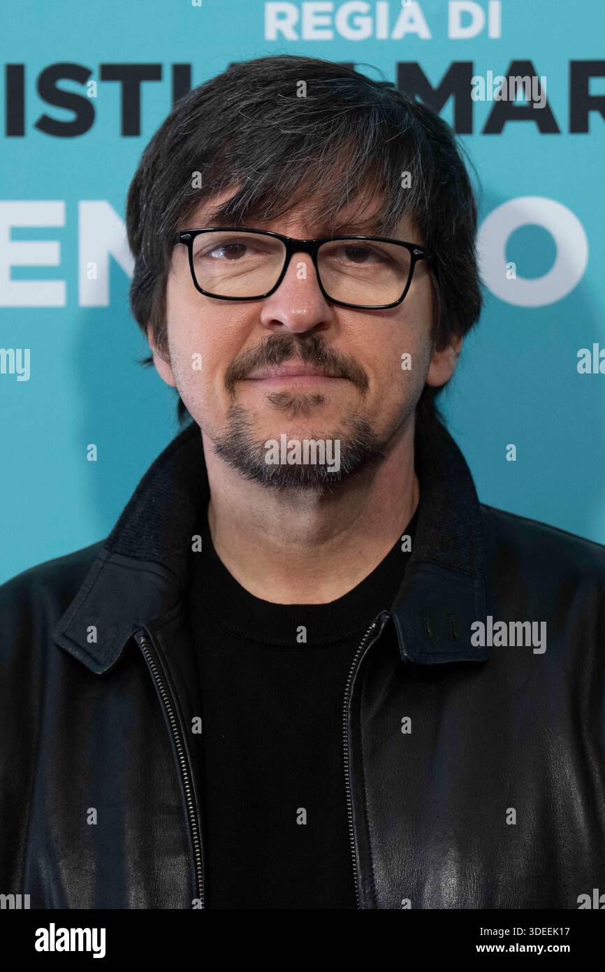 Ricky Rome Actor Rome, Italy, January 7, 2026 - Ricky Memphis attends at photocall for ...