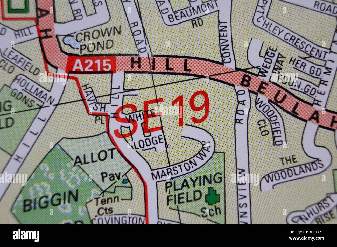 Se26 Postcode SE19 postcode - London, England, United Kingdom a colour atlas district ...