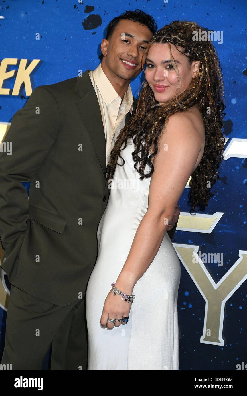 Sandro Rosta Model actor in the cast Sandro Rosta attends the STAR TREK: STARFLEET ACADEMY ...