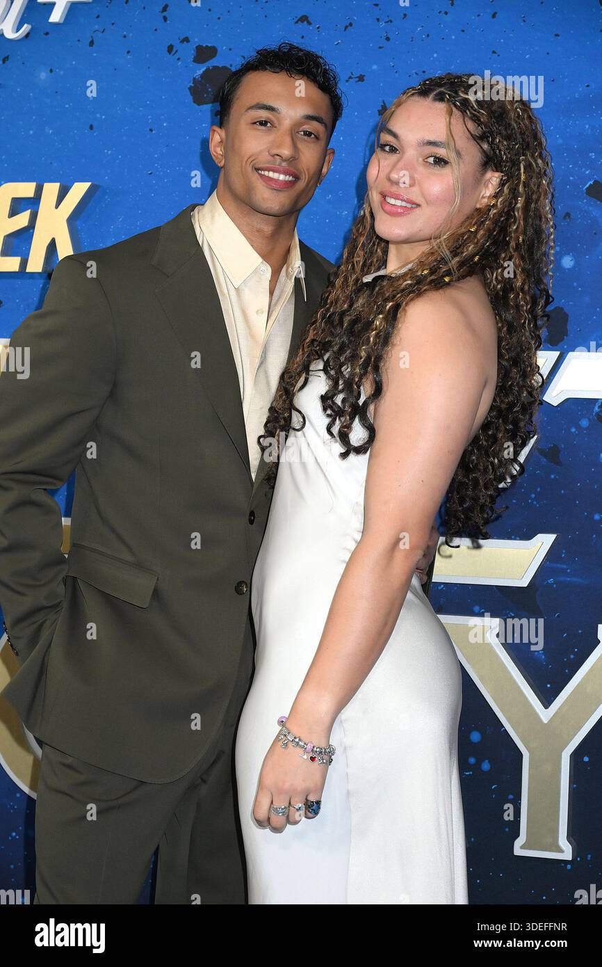 Sandro Rosta Model Sandro Rosta and Bea Toivonen attends the STAR TREK: STARFLEET ACADEMY ...