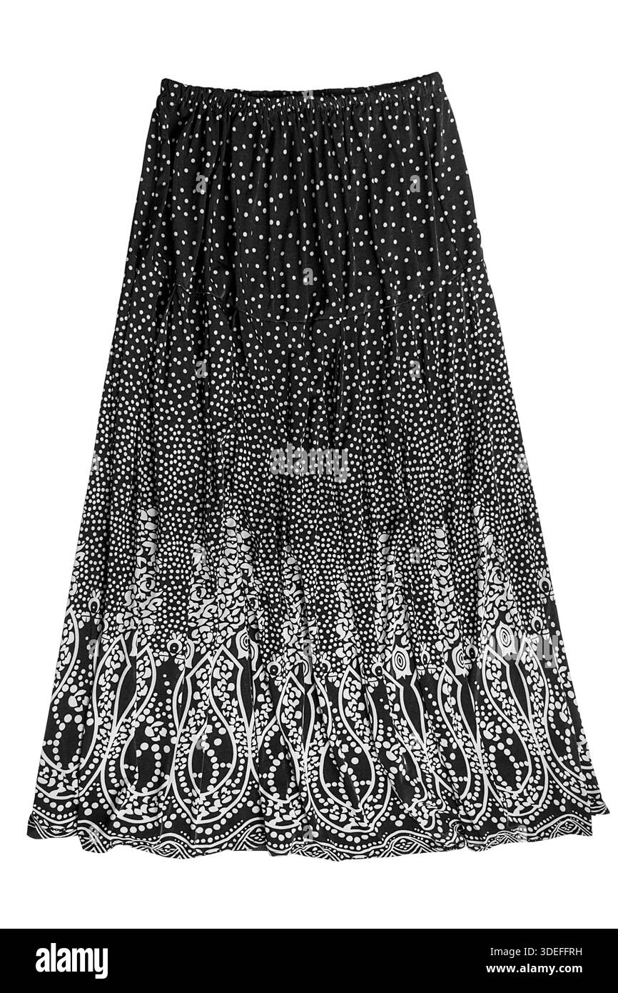 Black flared skirt hi-res stock photography and images - Alamy