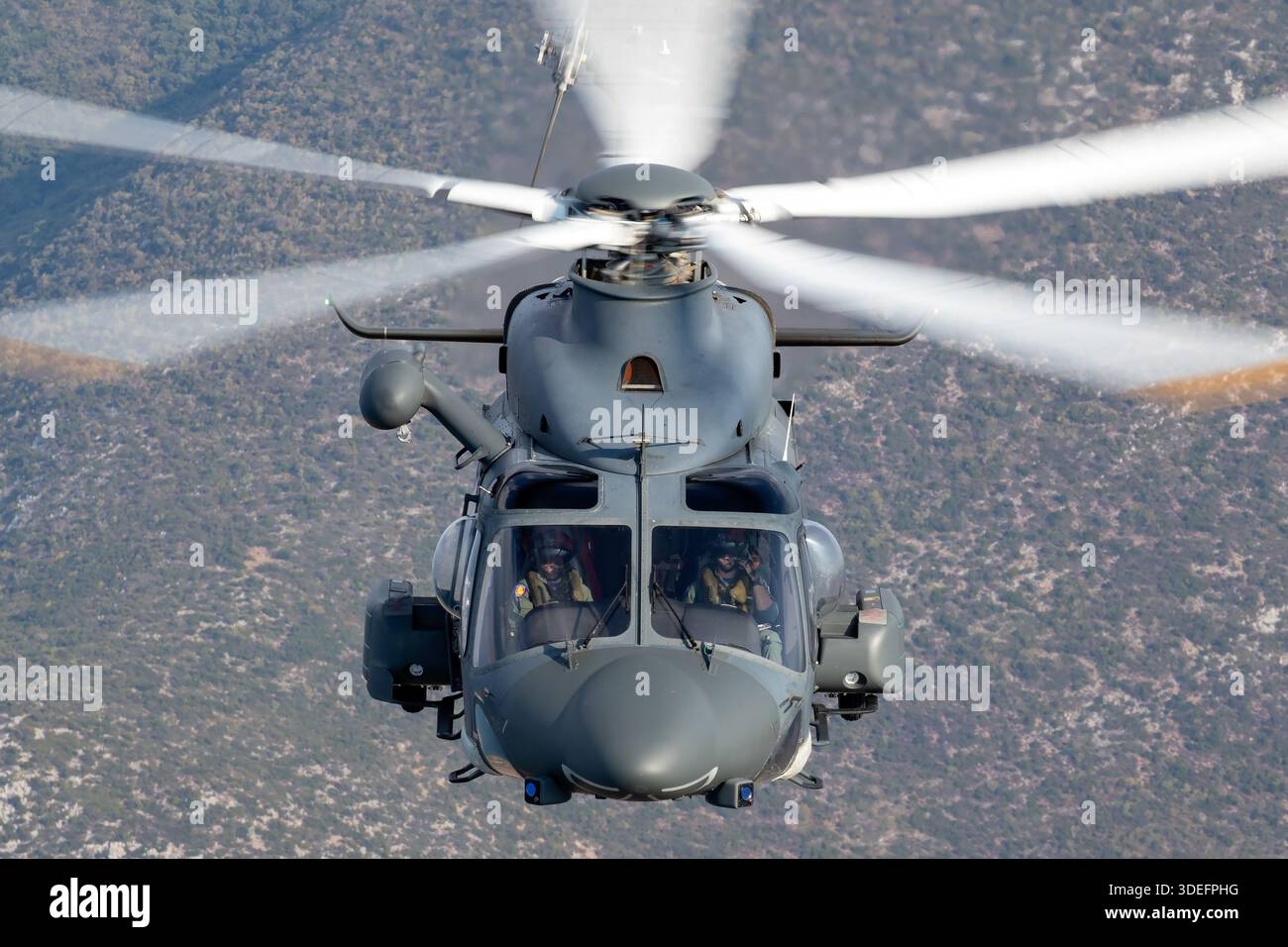 An Italian Air Force AgustaWestland HH-139A (AW-139M) helicopter, also ...