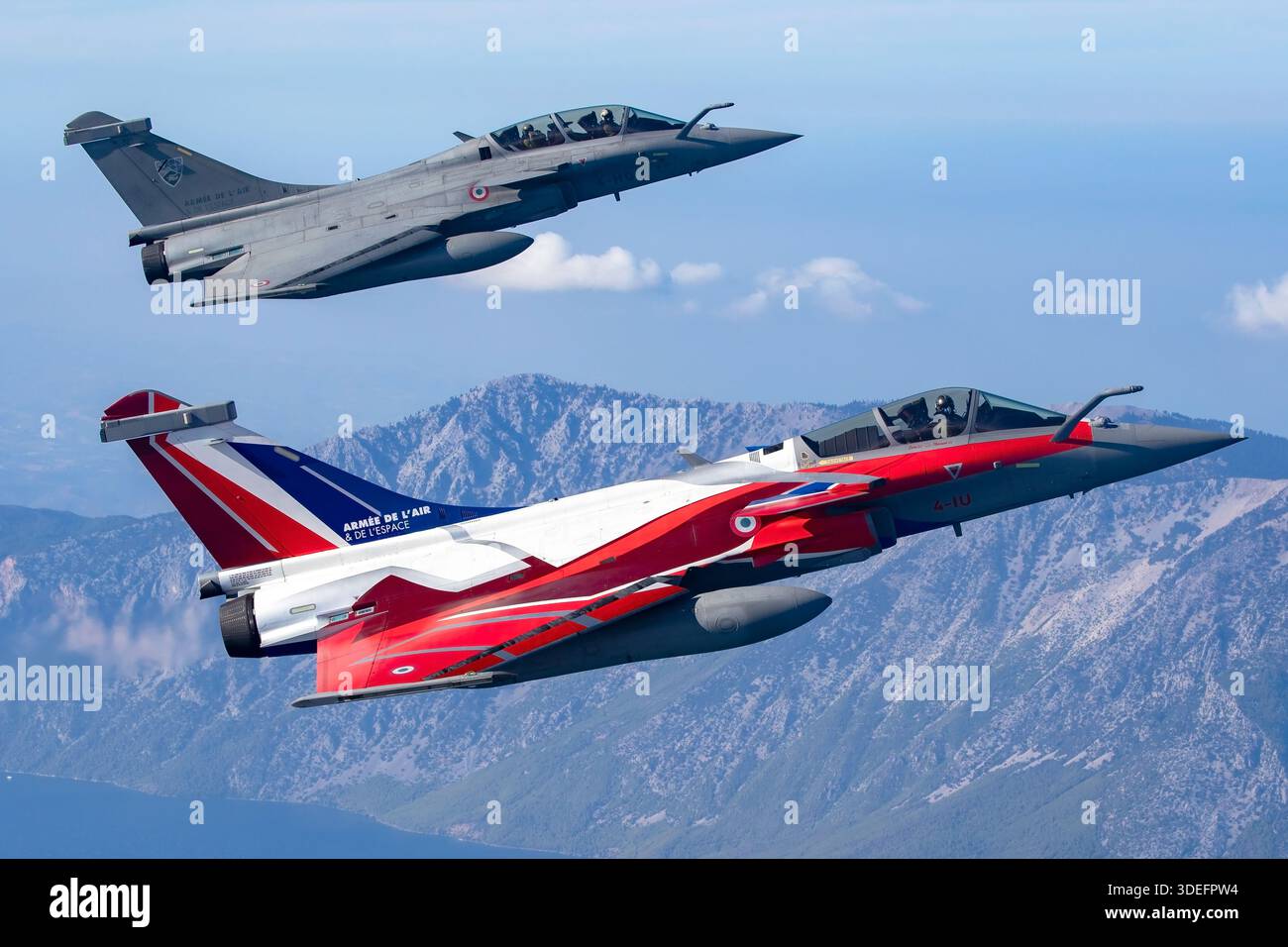 Dassault Rafale C (reg. 116, code 4-IU) and Rafale B (reg. 321, code 4 ...