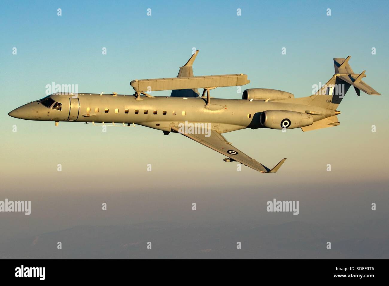Hellenic Air Force Embraer EMB-145H AEW&C with Erieye radar ...