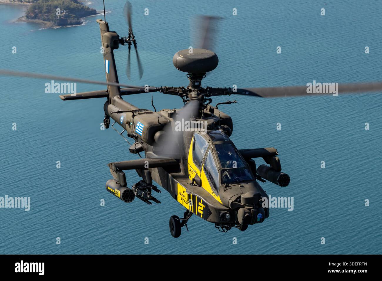 Greek Army McDonnell Douglas Boeing AH-64DHA Apache Longbow attack ...