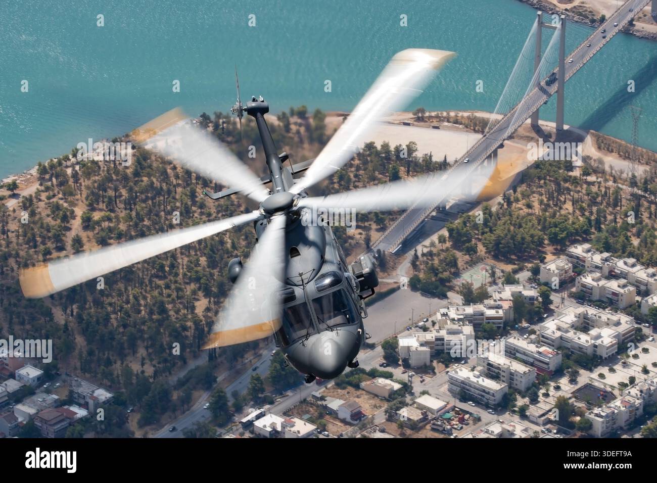 Air-to-air view of an Italian Air Force AgustaWestland HH-139A (AW-139M ...